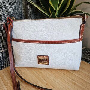 Dooney & Bourke Pebble Grain Ginger Pouchette Shoulder Bag